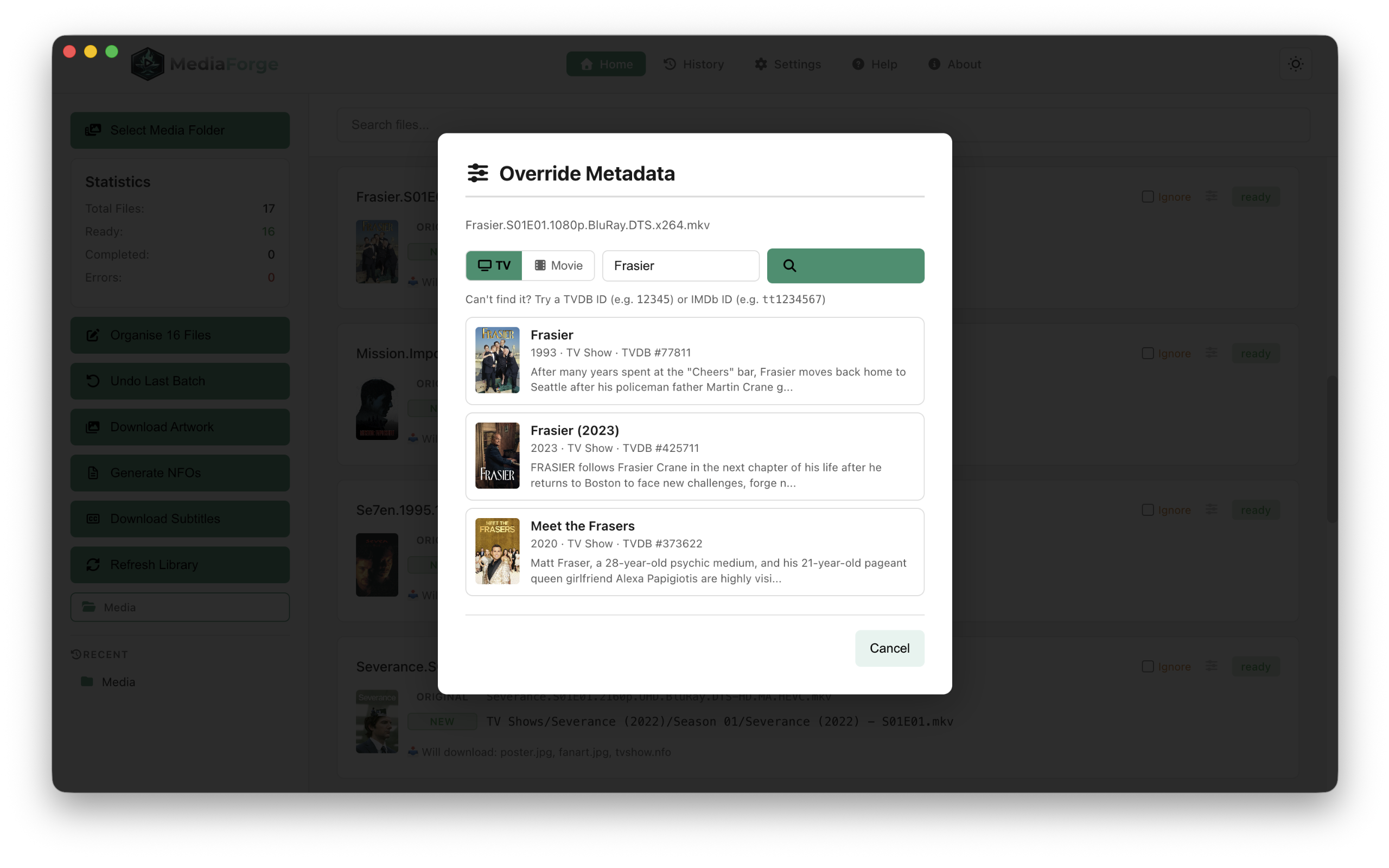 Media Forge — light mode override